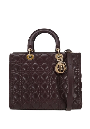 Christian Dior Pre-Owned 2018 large Lady Diro 2way tote bag - Red