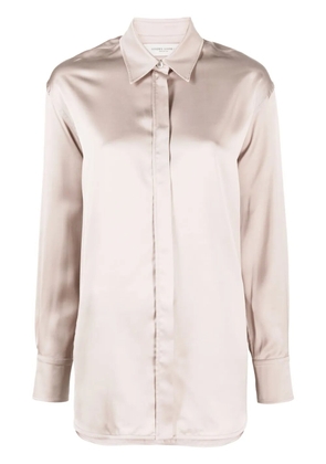 Golden Goose Batilda Boyfriend satin-finish shirt - Pink