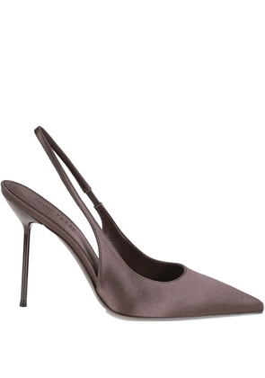 Paris Texas 105mm pointed-toe helled pumps - Brown