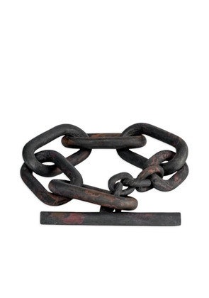 Parts of Four chain-link bracelet - Black