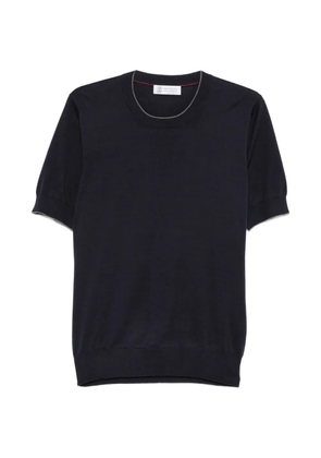 Brunello Cucinelli knit T-shirt - Blue