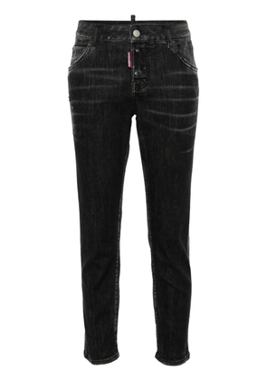 DSQUARED2 Cool Girl low-rise cropped jeans - Black