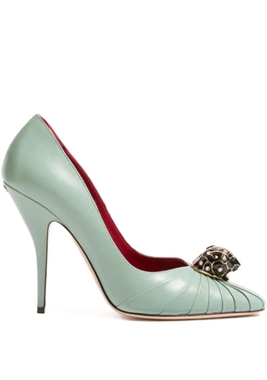 Valentino Garavani Panthea goatskin pumps - Green