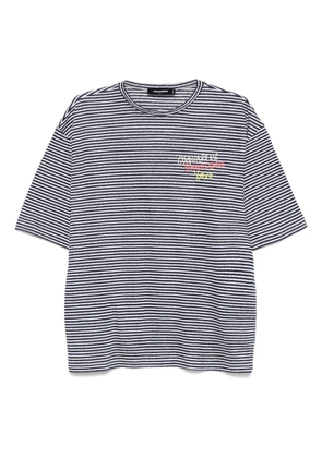 DSQUARED2 logo-embroidered T-shirt - Blue