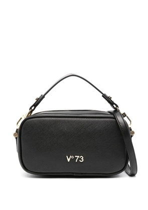 V°73 logo-lettering shoulder bag - Black