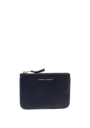 Comme Des Garçons Wallet zipped leather coin wallet - Blue
