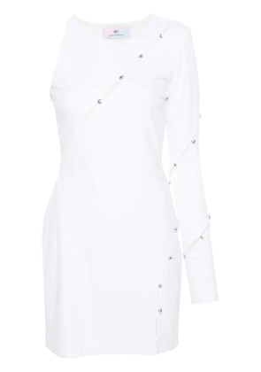 Chiara Ferragni gem-embellished mini dress - White
