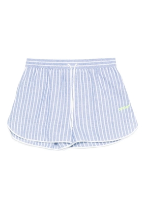 Off-White striped shorts - Blue