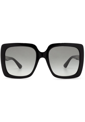 Gucci Eyewear oversized-frame sunglasses - Black