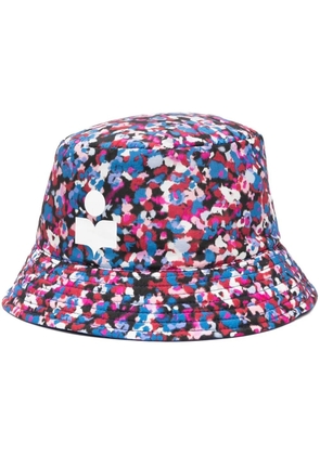 ISABEL MARANT all-over graphic-print bucket hat - Blue