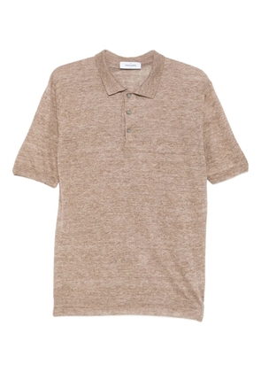 Gran Sasso short-sleeve polo shirt - Brown