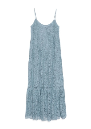 Michael Michael Kors floral lace tiered slip dress - Blue
