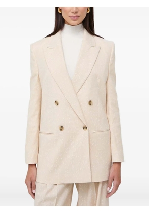 BOSS double-breasted blazer - Neutrals