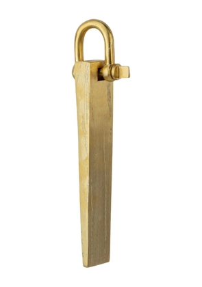 Parts of Four Wedge charm - Gold