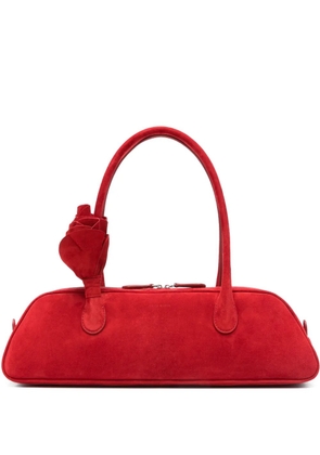 Magda Butrym Brigitte Trapeze suede tote bag - Red