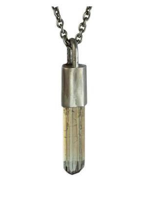 Parts of Four Specimen Talisman necklace - Silver