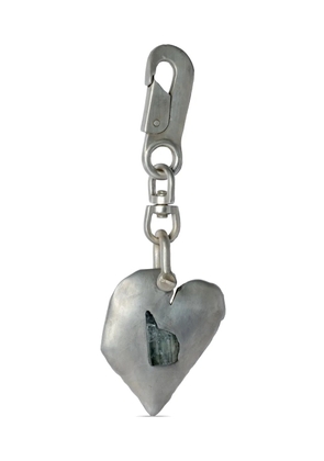 Parts of Four Jazz's Solid Heart keyring - Silver