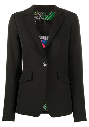 Philipp Plein crystal skull embellished blazer - Black