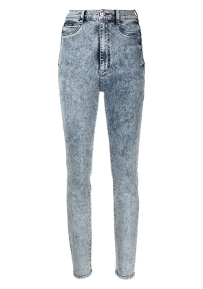 Philipp Plein Super High-Waist skinny jeans - Blue