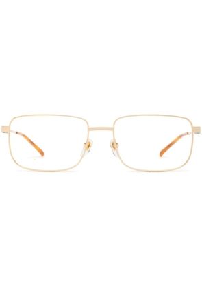 Gucci Eyewear rectangle-frame glasses - Gold