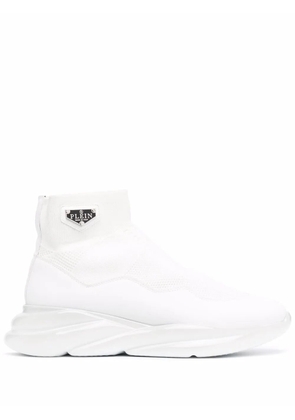 Philipp Plein Skywalker sock sneakers - White