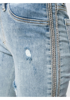 Philipp Plein distressed skinny jeans - Blue