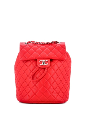 CHANEL Pre-Owned Urban Spirit Quilted Leather Small backpack - Red