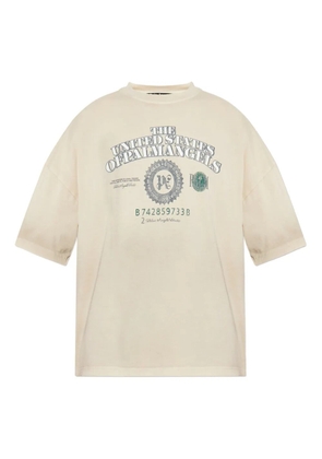 Palm Angels graphic t-shirt - Neutrals