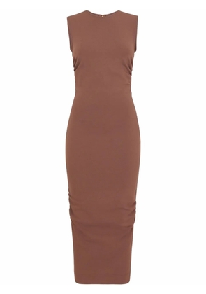 Dolce & Gabbana sleeveless midi dress - Brown