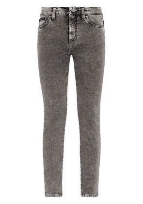 Philipp Plein cropped skinny-cut jeans - Grey