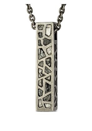 Parts of Four Cuboid diamond pendant necklace - Silver