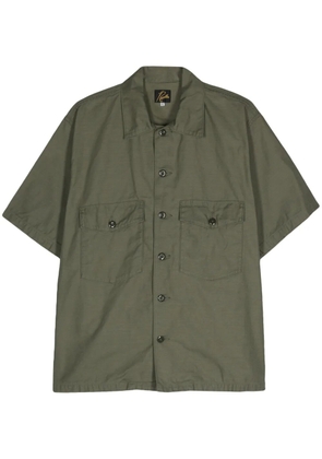 Needles Fatigue short-sleeve cotton shirt - Green