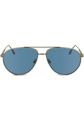 Victoria Beckham Eyewear pilot-frame sunglasses - Gold