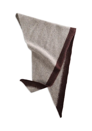 Margaret Howell colour-block scarf - Grey
