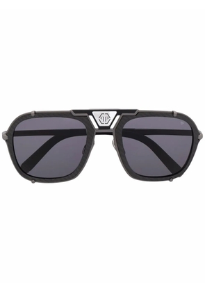 Philipp Plein Eyewear Signature pilot sunglasses - Brown