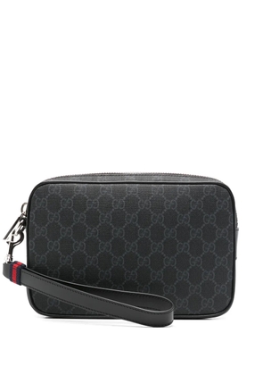 Gucci GG Supreme canvas clutch bag - Black