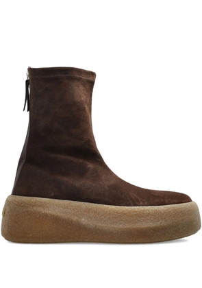 Vic Matie zip-detail platform boots - Brown