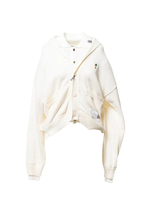 Maison MIHARA YASUHIRO layered cardigan - White