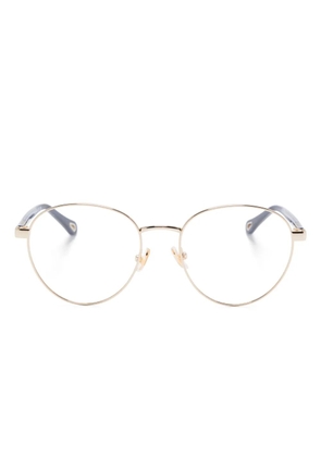 Chloé Eyewear round-frame glasses - Gold