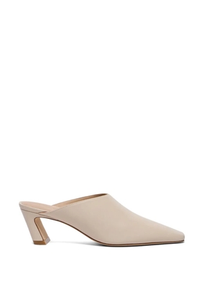 Stuart Weitzman Stasso square-toe mules - Neutrals