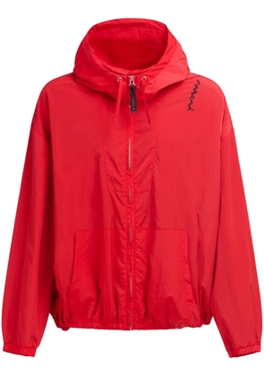 Marni logo-embroidered hooded jacket