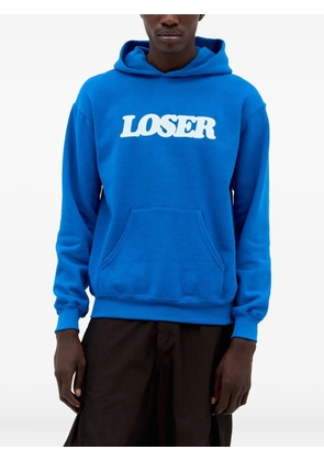 CONNIE COSTAS Loser print hoodie - Blue