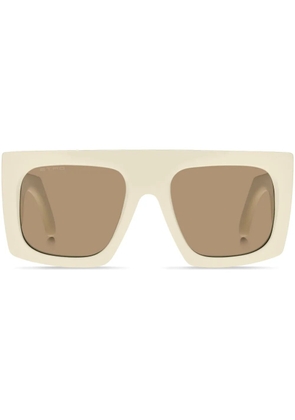 ETRO Etroscreen oversize-frame sunglasses - Neutrals