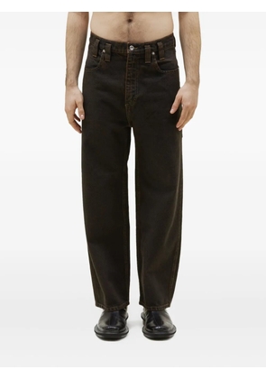 Eckhaus Latta five-pocket jeans - Black