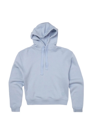 McQ Swallow logo-embroidered hoodie - Blue