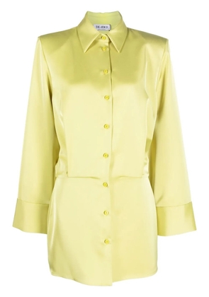 The Attico single-breasted shirtdress - Green
