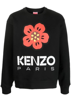 Kenzo Poppy cotton sweatshirt - Black