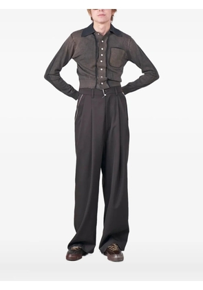 Camiel Fortgens faded pocket cardigan - Grey