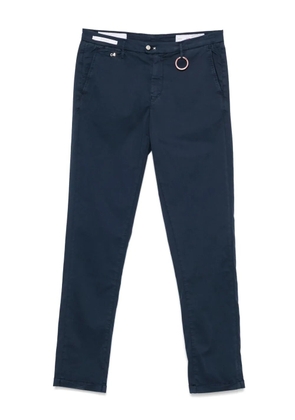 Sartoria Tramarossa logo-patch trousers - Blue