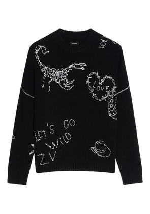 Zadig&Voltaire Baba merino sweater - Black